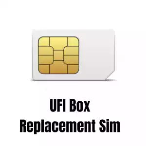 UFI Box / Dongle Smart Card Only - Replacement SIM