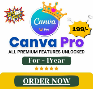 Canva Pro 1 Year Account Activation